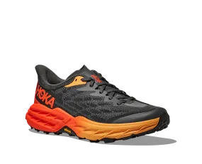 Men's Hoka Speedgoat 5 Color: Castlerock/Flame (WIDE WIDTH)