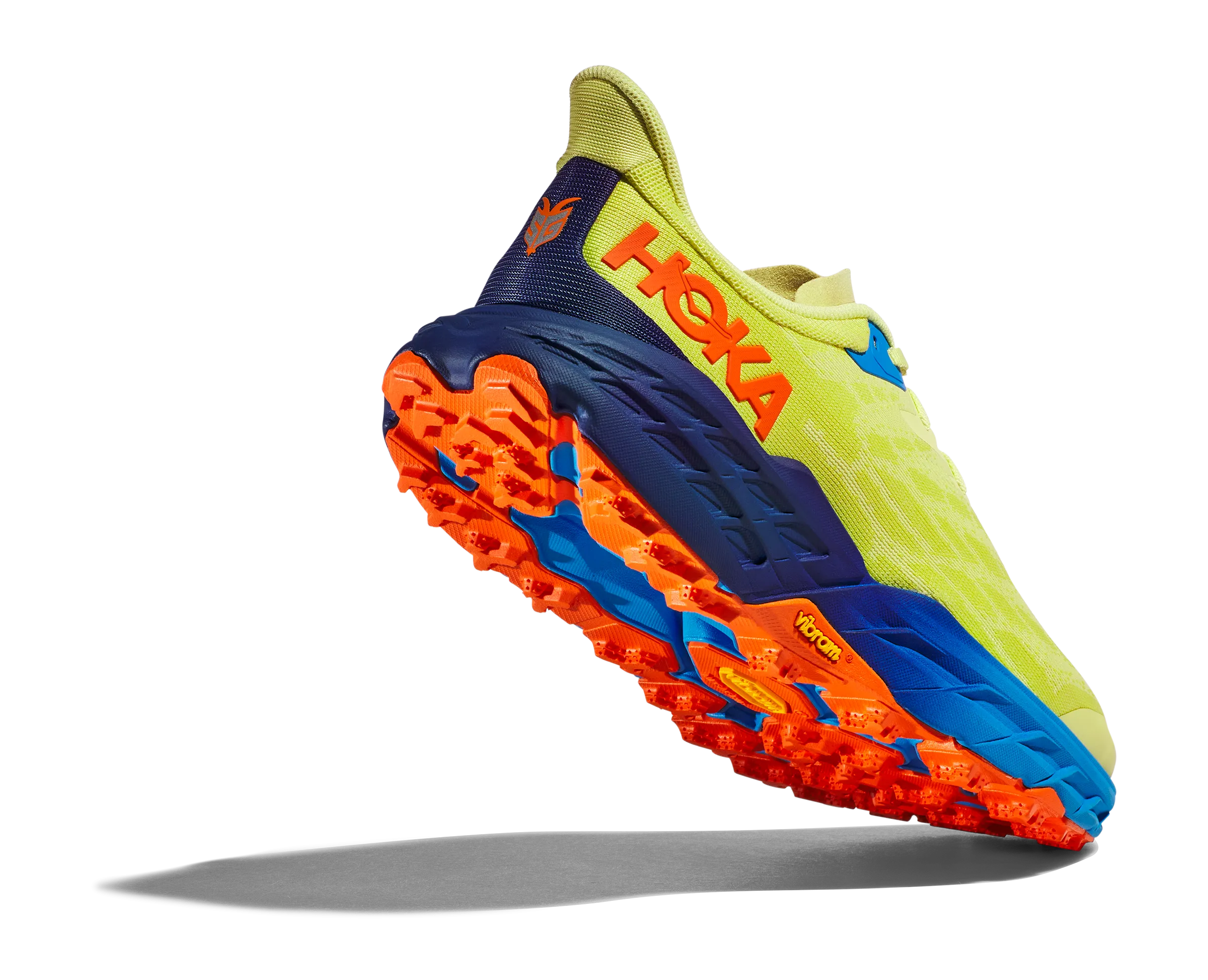 Men's Hoka Speedgoat 5 Color: Citrus Glow/Evening Primrose