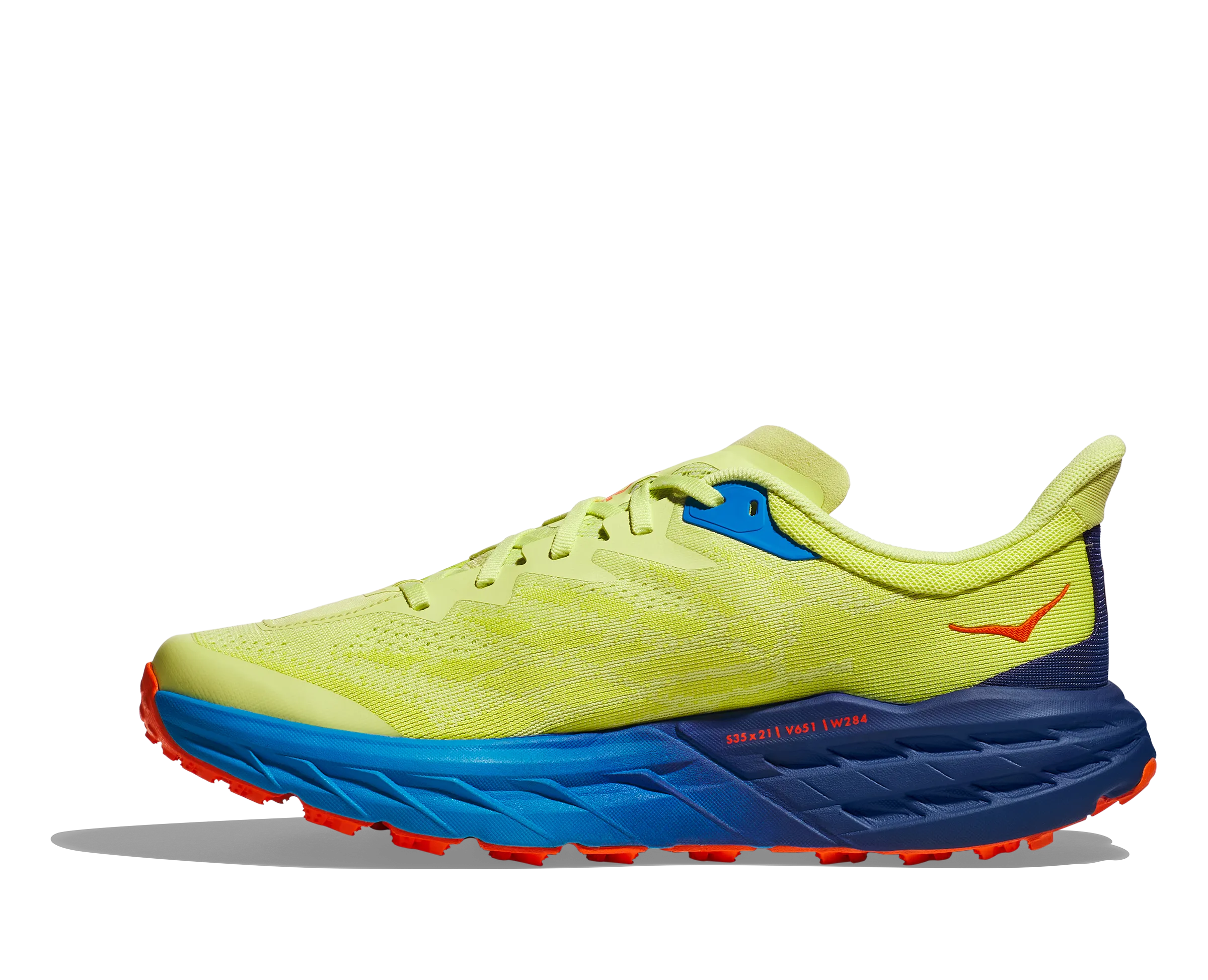 Men's Hoka Speedgoat 5 Color: Citrus Glow/Evening Primrose