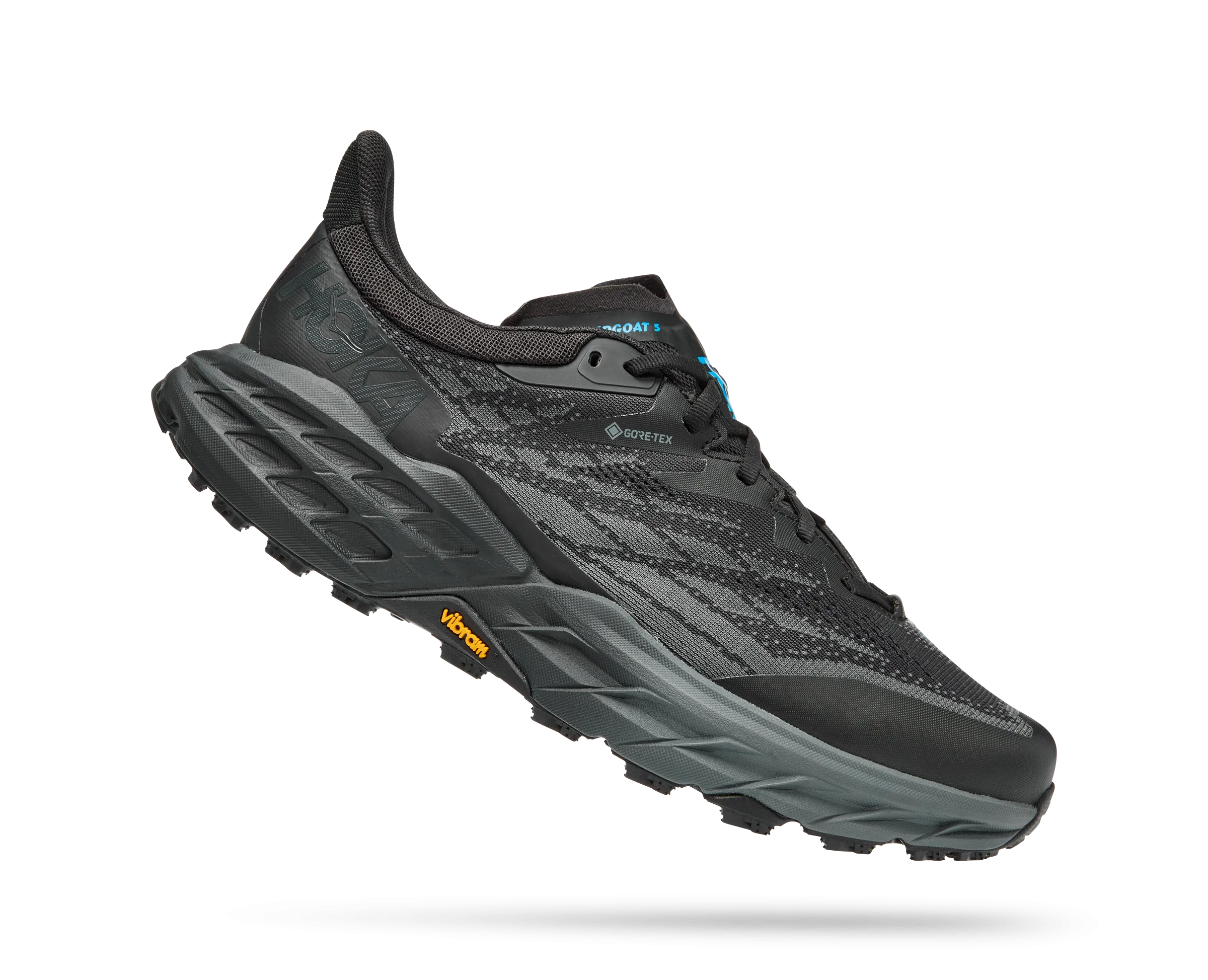 Men's Hoka Speedgoat 5 GTX Color: Black/Black