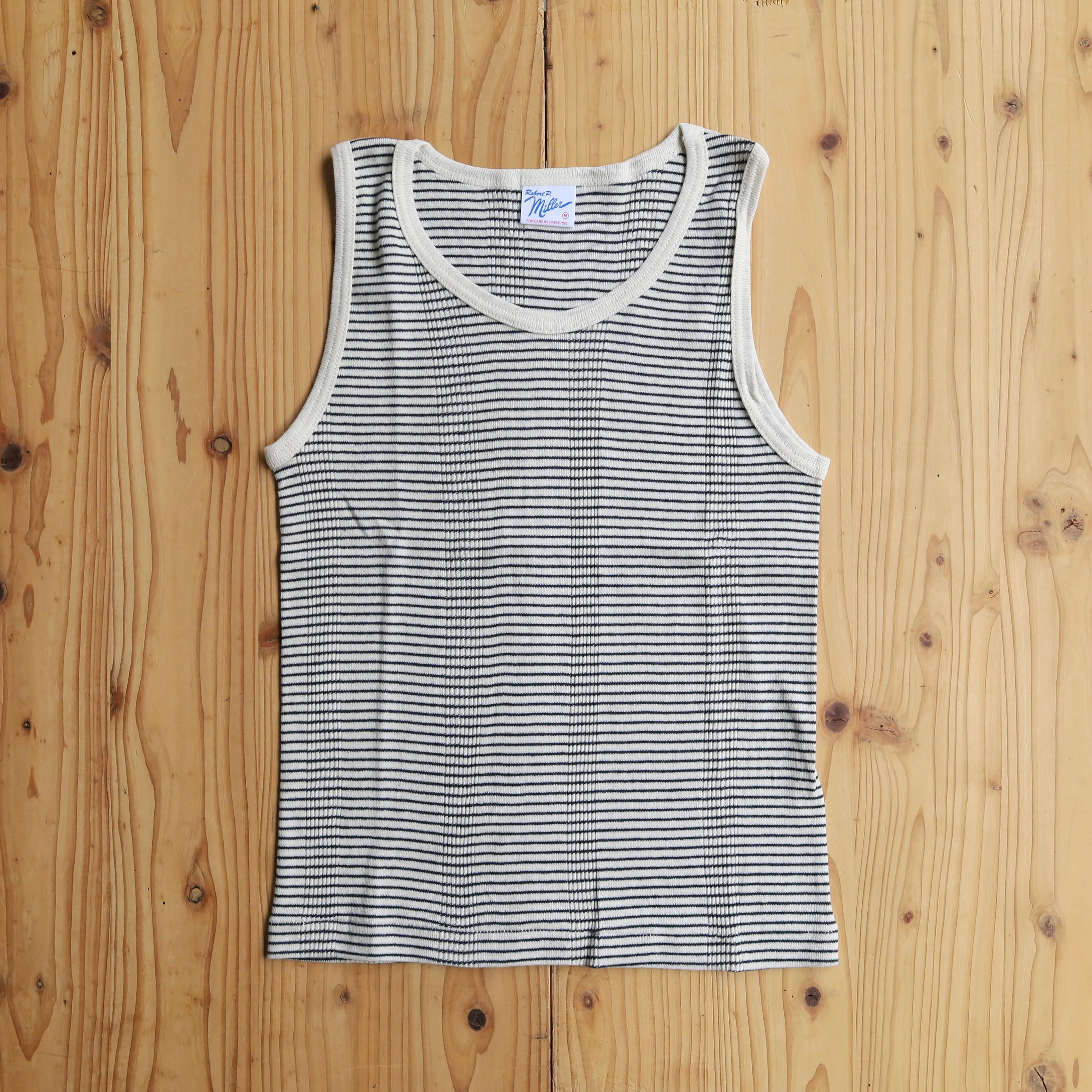 MILLER CREW NECK TANK-TOP BORDER