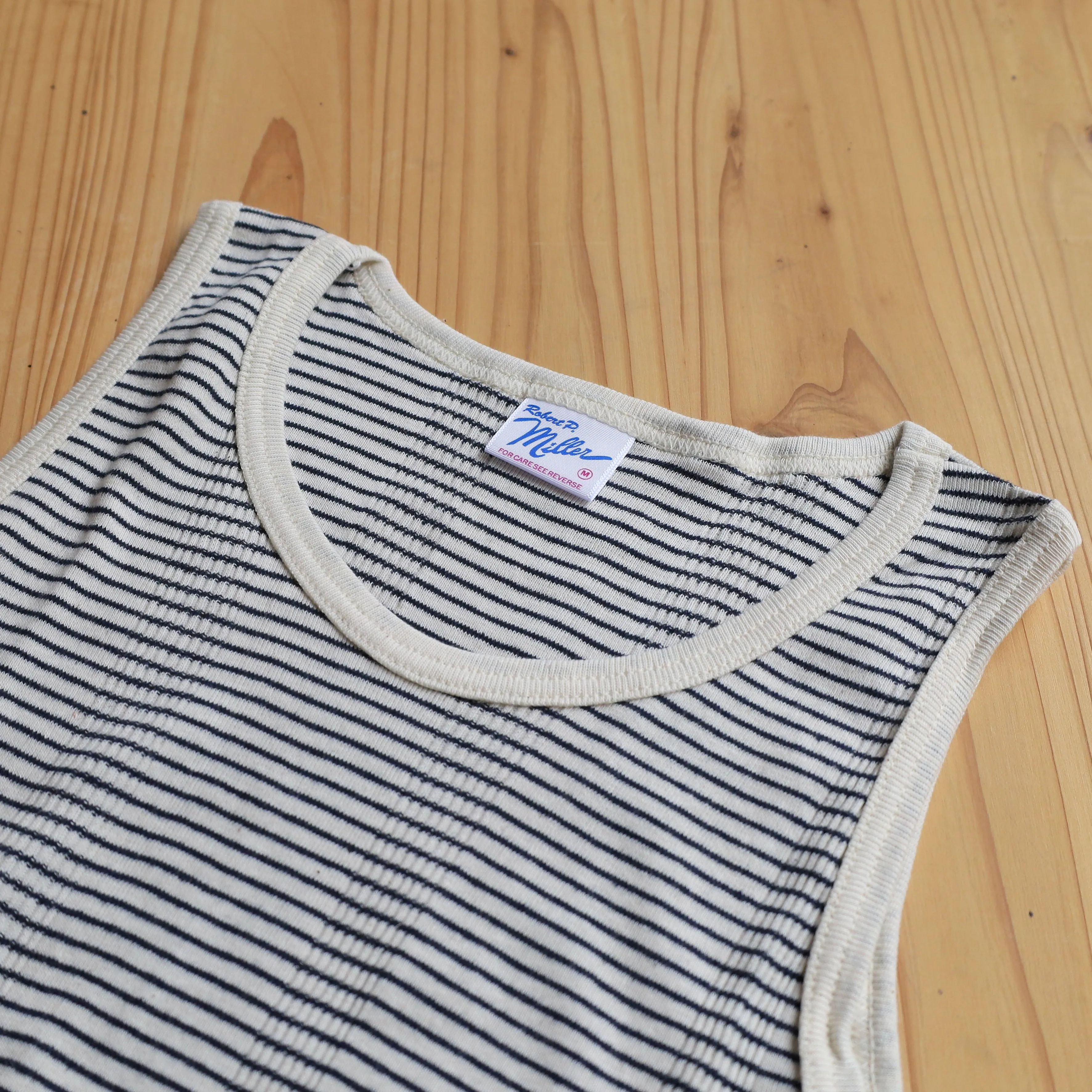 MILLER CREW NECK TANK-TOP BORDER