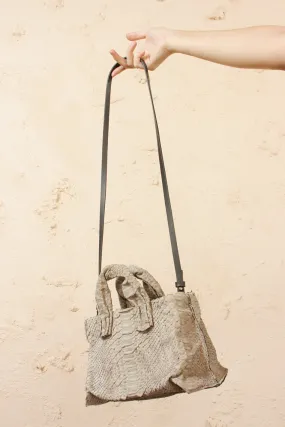 Mini Anima Python Bag Grey