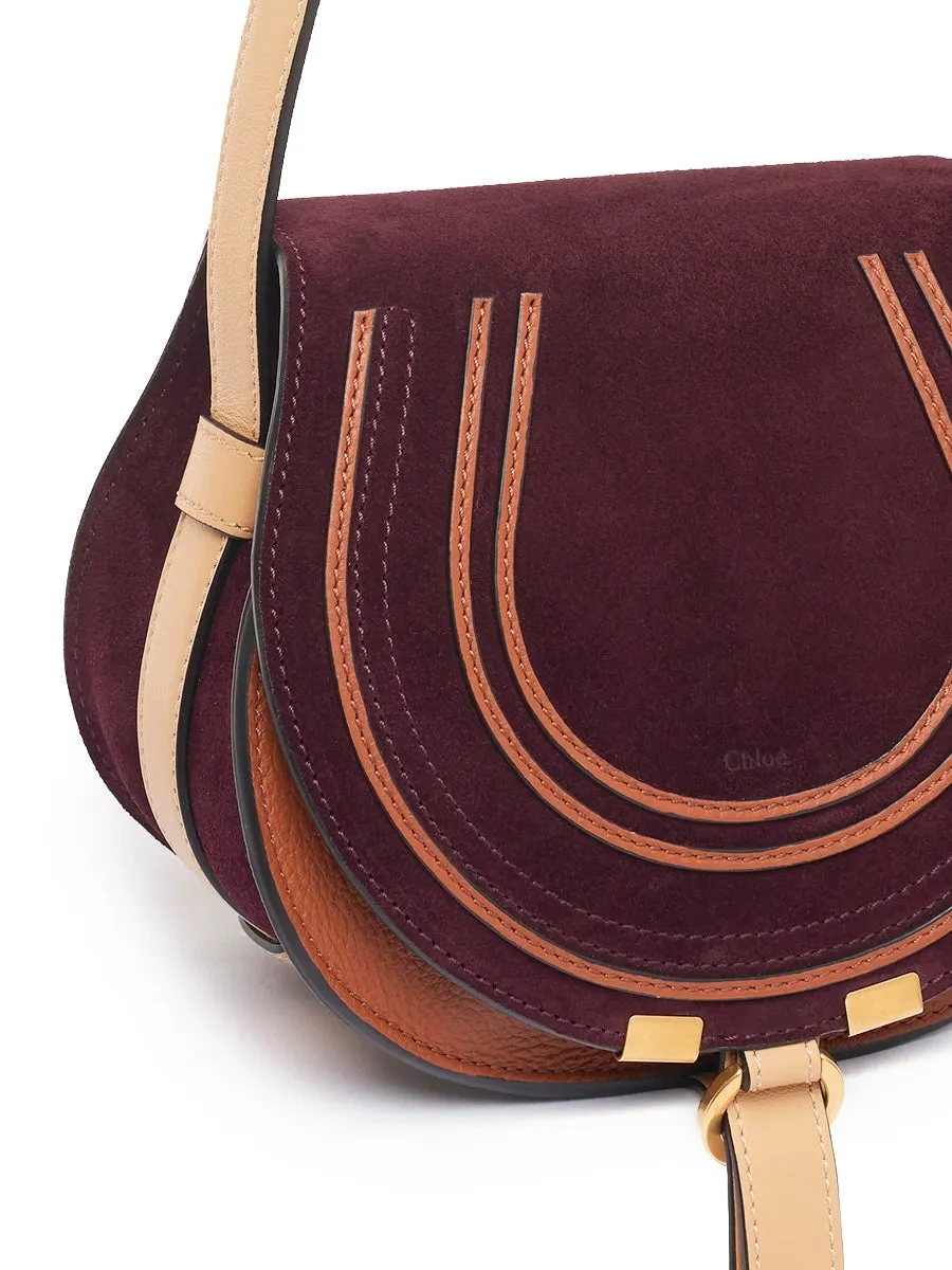 Mini Marcie Bag in Burgundy