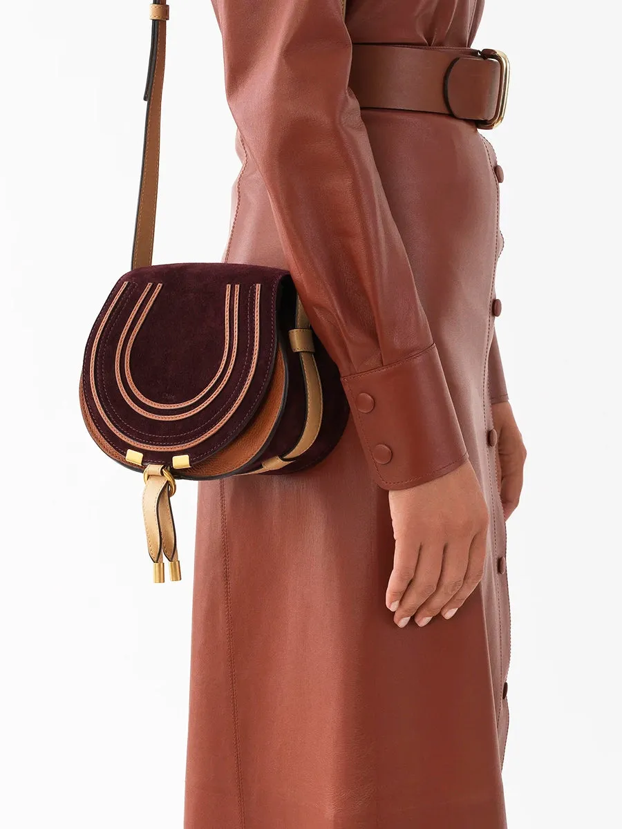 Mini Marcie Bag in Burgundy