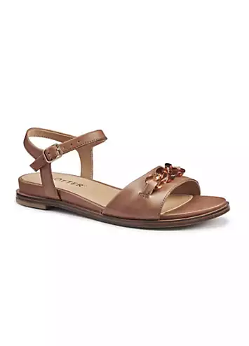 Modena Rich Tan Women’s Sandals by Hotter | Look Again