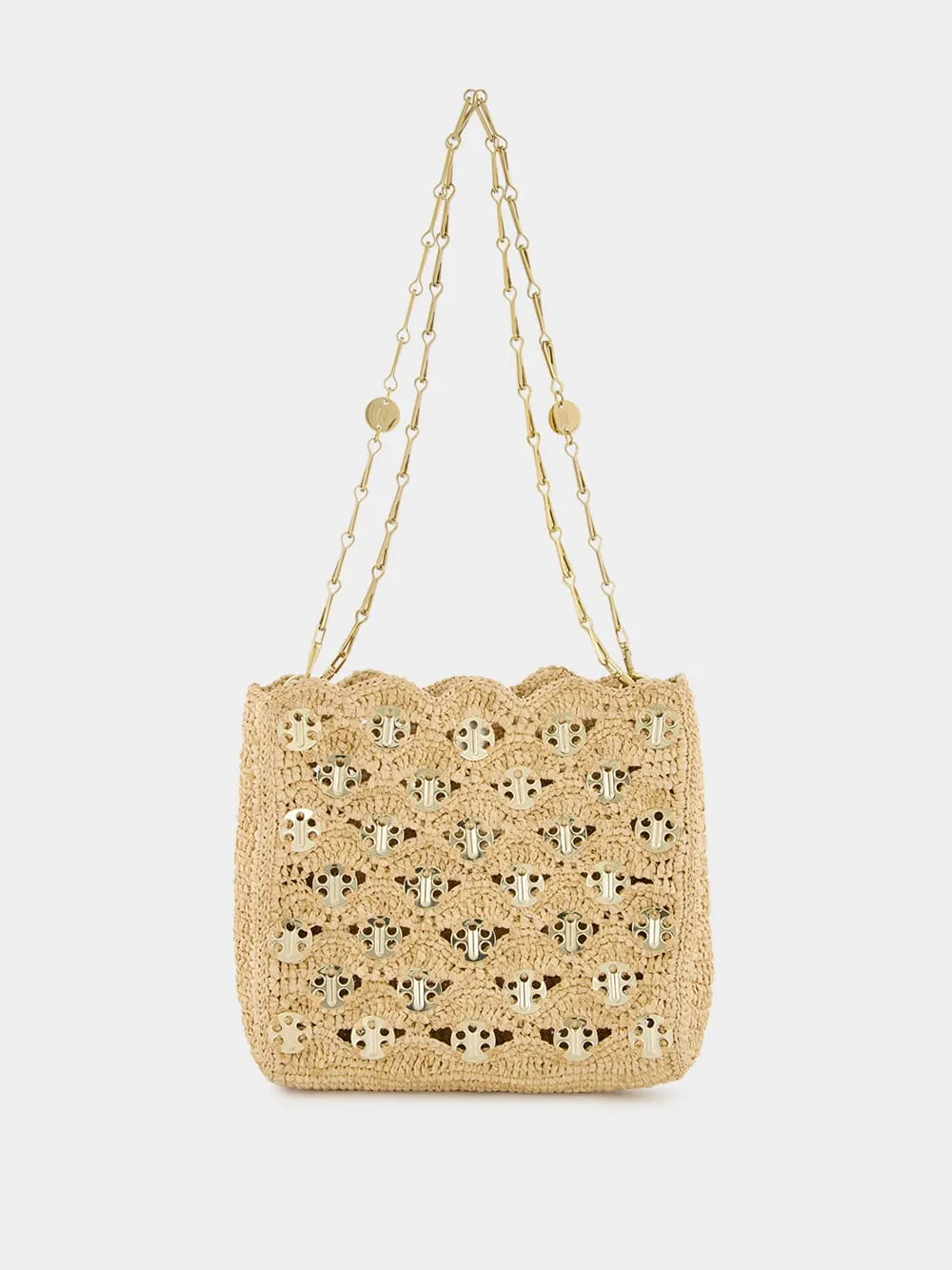 Natural Raffia 1969 Wave Bag