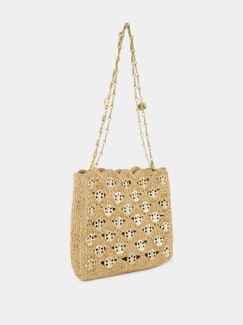 Natural Raffia 1969 Wave Bag