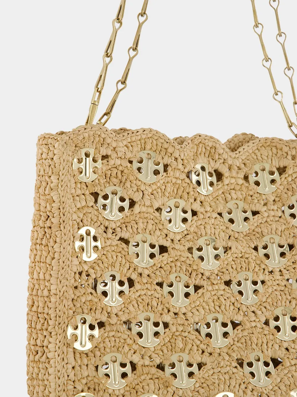 Natural Raffia 1969 Wave Bag