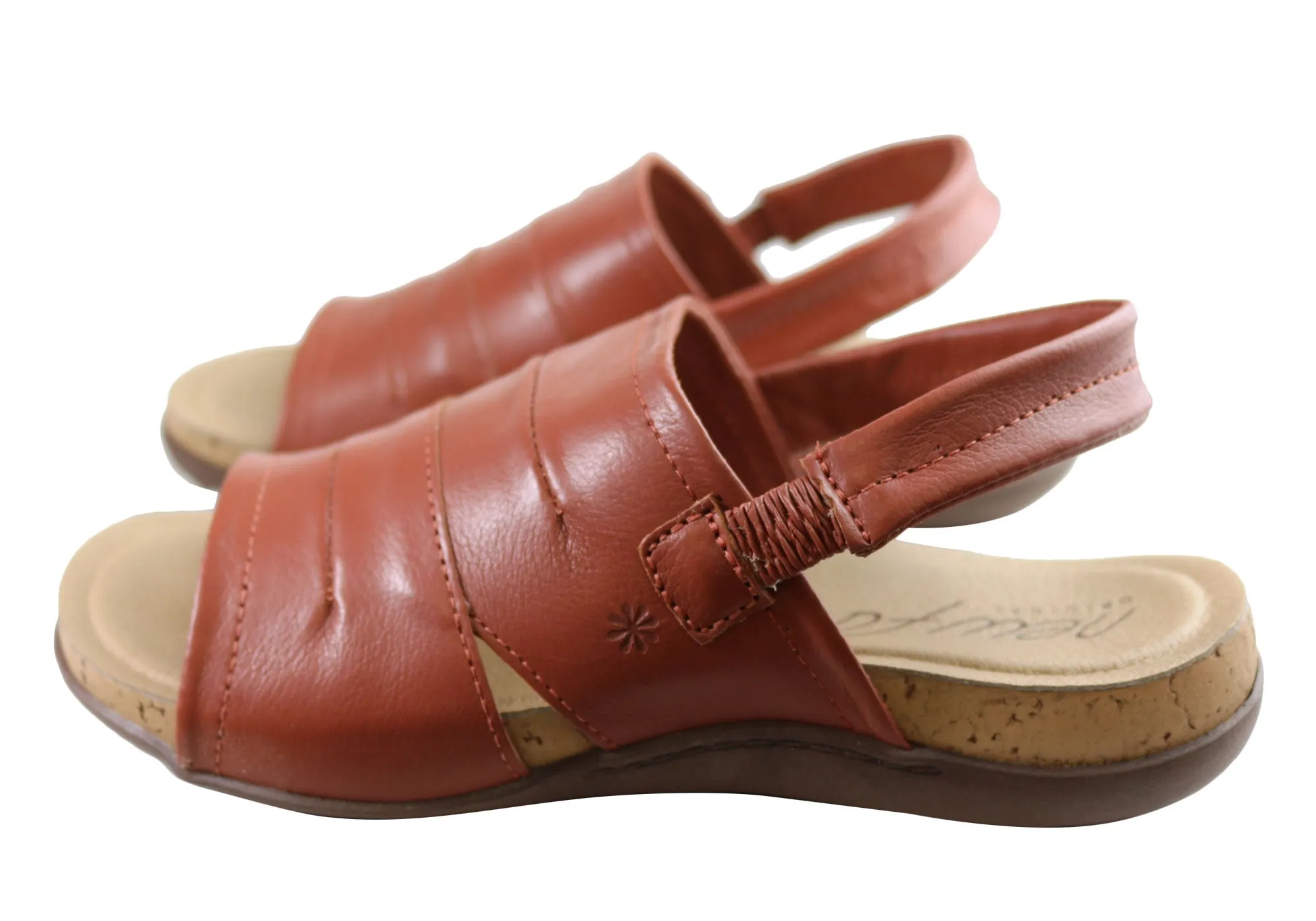 New Face Habour Womens Comfortable Leather Sandals Made In Brazil