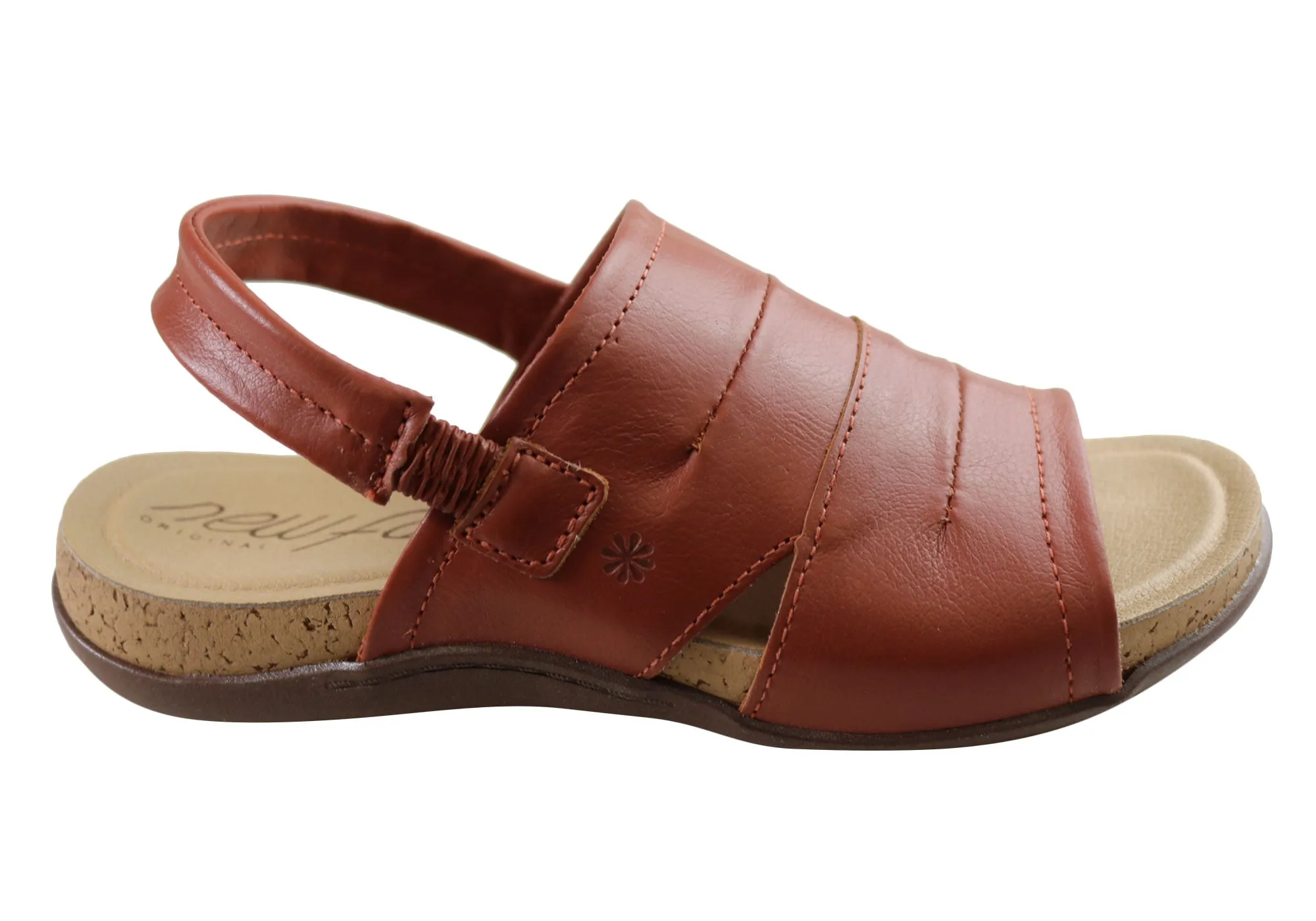 New Face Habour Womens Comfortable Leather Sandals Made In Brazil