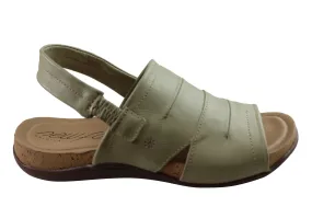 New Face Habour Womens Comfortable Leather Sandals Made In Brazil