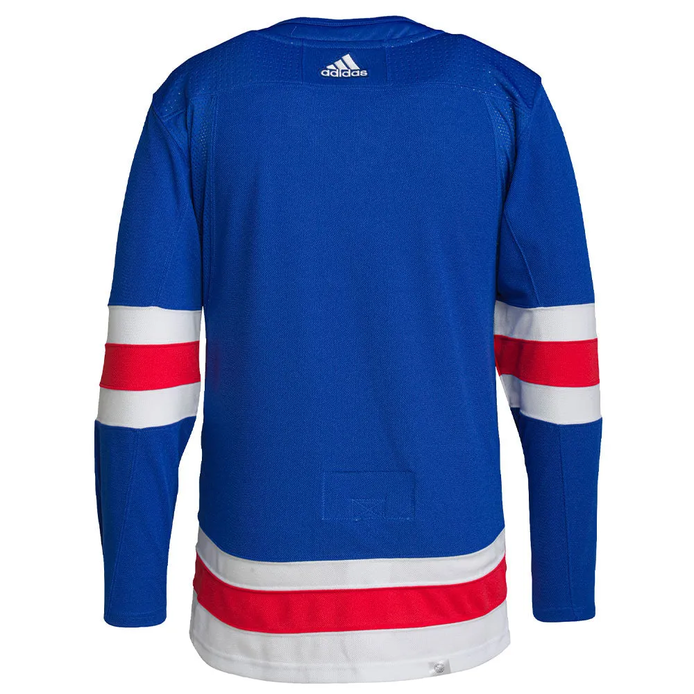 NEW YORK RANGERS ADIDAS ADIZERO PRIMEGREEN AUTHENTIC BLUE HOME JERSEY