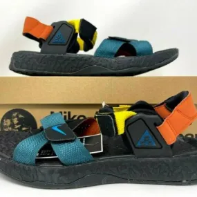 Nike acg air deschutz + dark teal cross training sandal men's size 10 dc9093-300