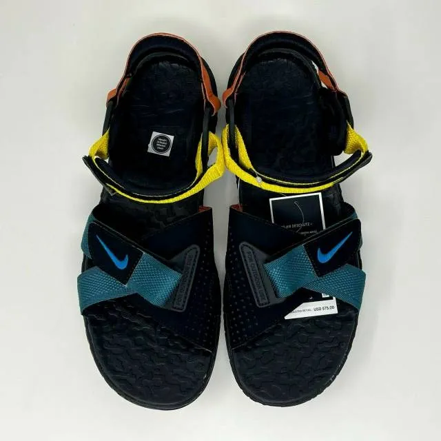 Nike acg air deschutz + dark teal cross training sandal men's size 10 dc9093-300