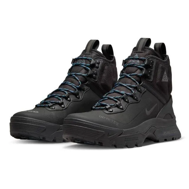 Nike acg zoom gaiadome gore-tex (triple black/ black/ black/ ice blue) men us 8-13 dd2858-001