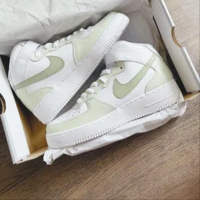 Nike Air Force 1 Mid Custom Pastel Green