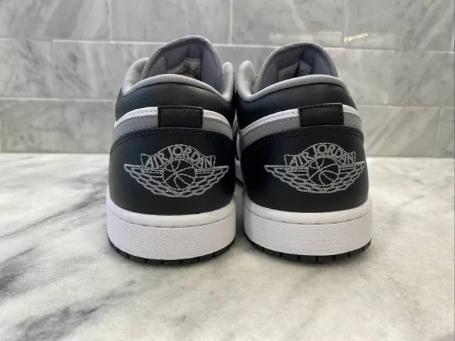 Nike air jordan 1 low 4-14 black particle grey white 553558-040