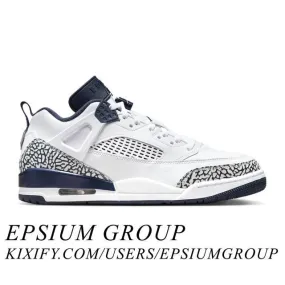 Nike air jordan spizike low (obsidian/ white/ obsidian/ pure platinum) men us 8-13 fq1759-104