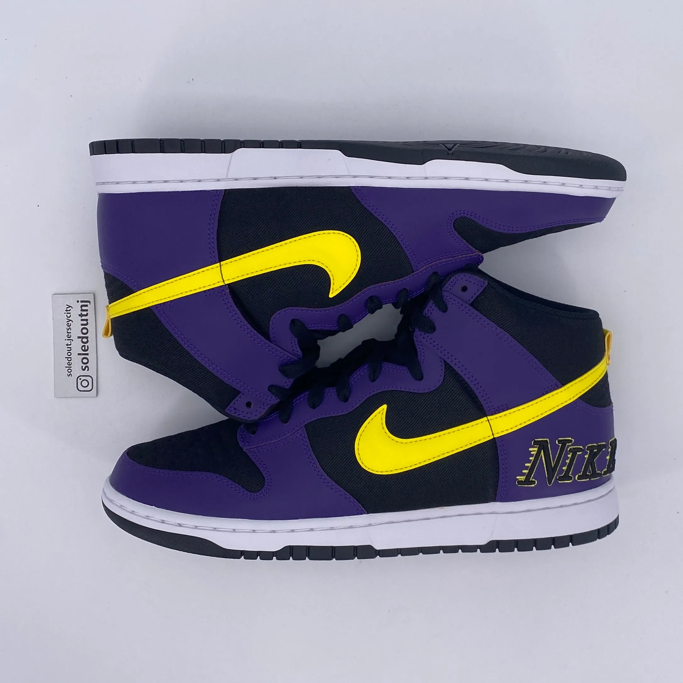 Nike Dunk High PRM Lakers 2021 New Size 13