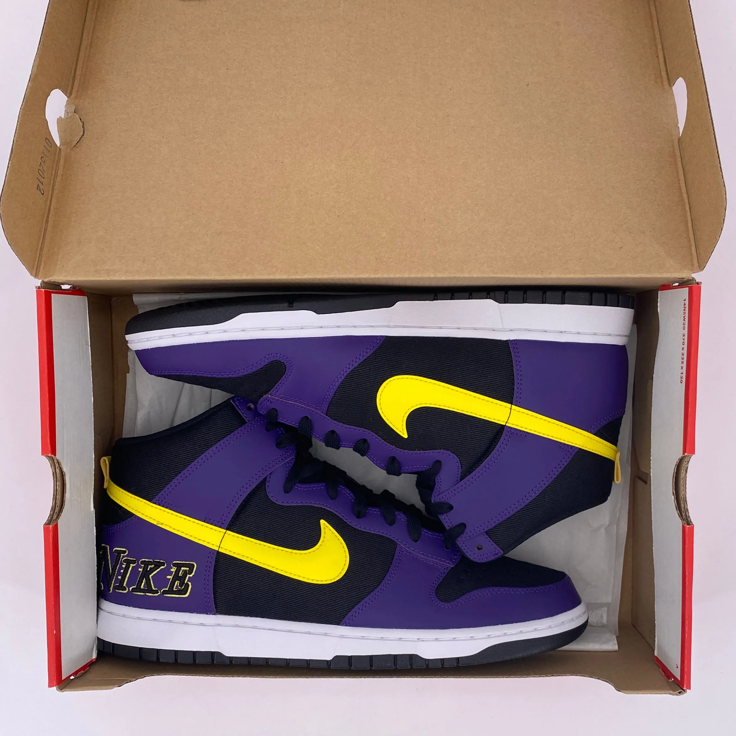 Nike Dunk High PRM Lakers 2021 New Size 13