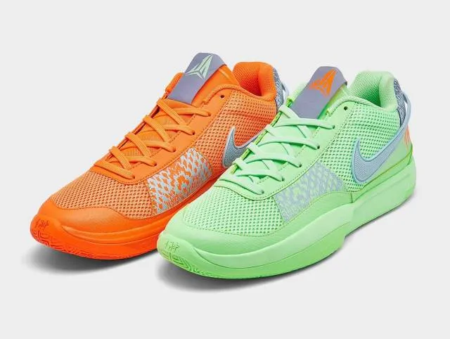 Nike Ja 1 Bright Mandarin Vapor Green