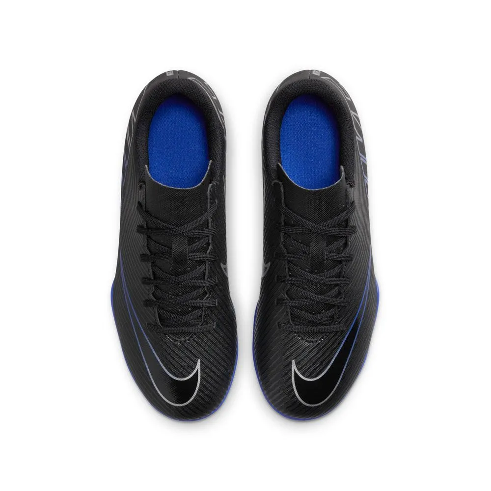 Nike Junior Mercurial Vapor 15 Club FG Soccer Cleats | Black Pack