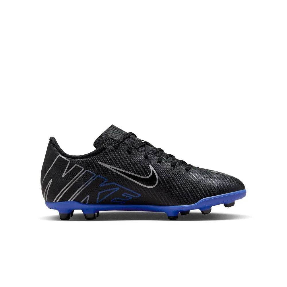 Nike Junior Mercurial Vapor 15 Club FG Soccer Cleats | Black Pack