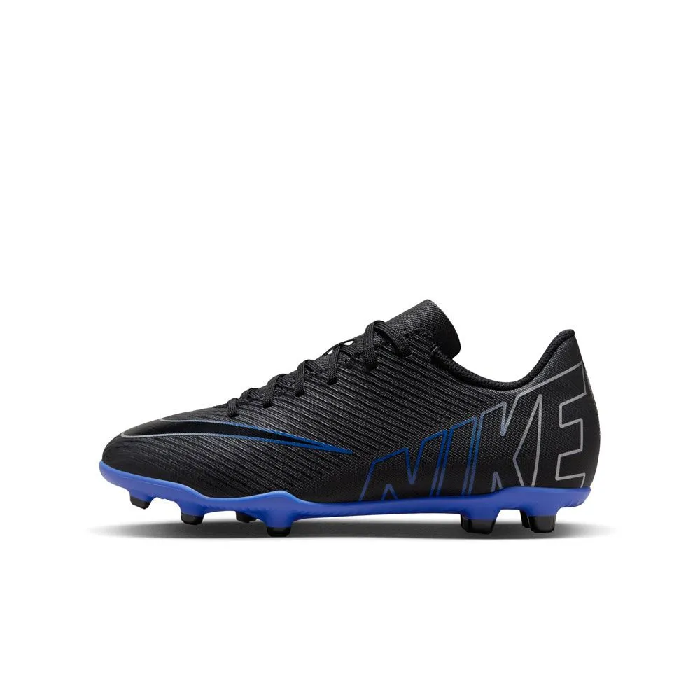 Nike Junior Mercurial Vapor 15 Club FG Soccer Cleats | Black Pack