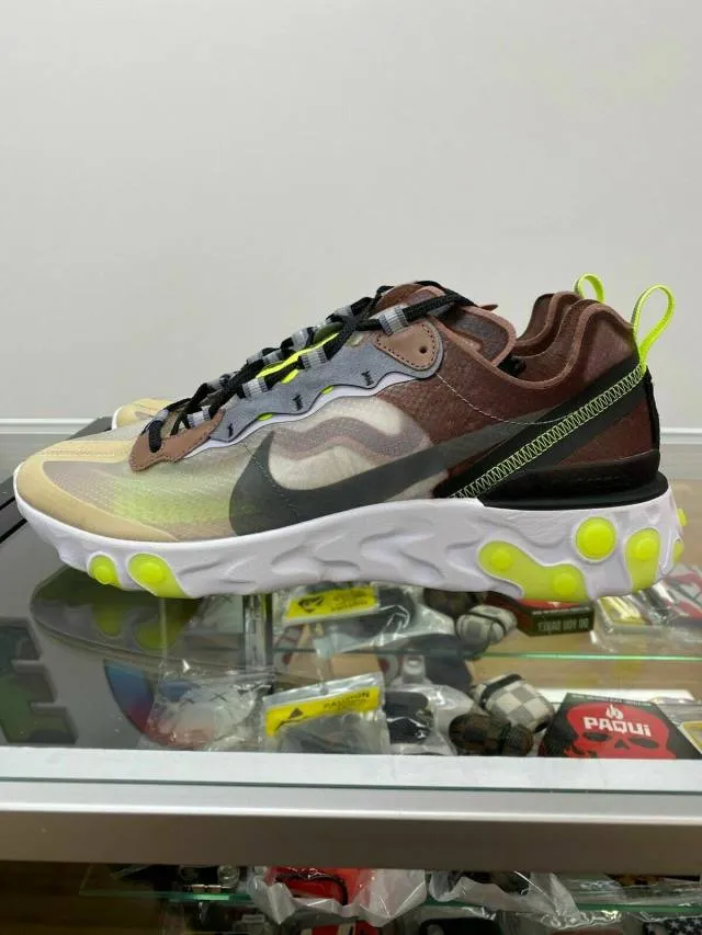 Nike React Element 87 Desert Sand AQ1090-002 size US 10.5