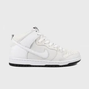 Nike SB - Anti Hero Dunk High Pro Shoes - White / White / Black