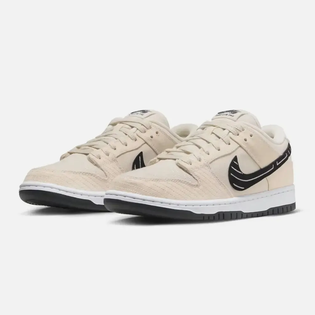 Nike SB - Dunk Low Pro Shoes (UK ONLY - ONE PAIR PER CUSTOMER) - Fossil / Black - Sail