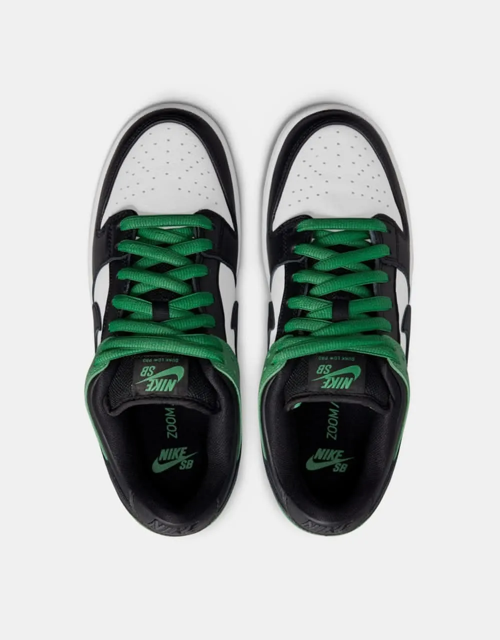 Nike SB Dunk Low Pro Skate Shoes - Classic Green/Black-White-Classic Green