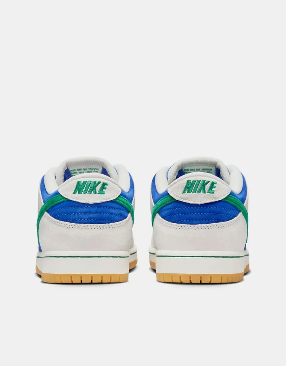 Nike SB Dunk Low Pro Skate Shoes - Phantom/Malachite-Hyper Royal