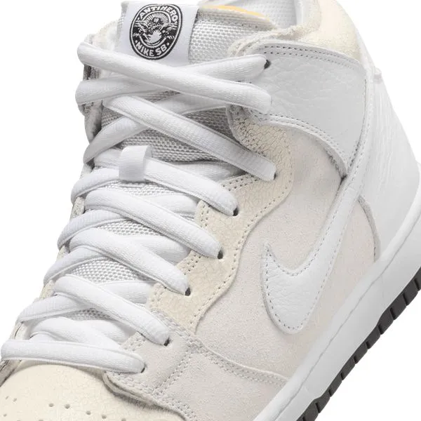 Nike SB x Antihero Skateboards Dunk High QS White- White- Black