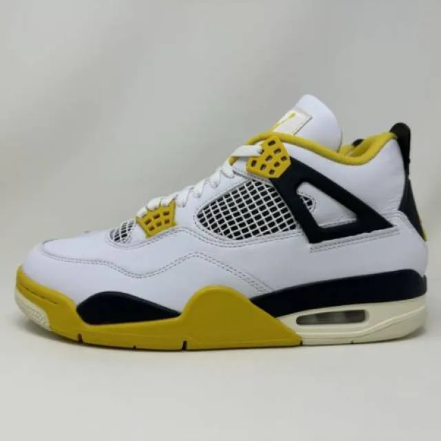 Nike w air jordan retro iv 4 vivid sulfur women's size 11 men's 9.5 aq9129-101