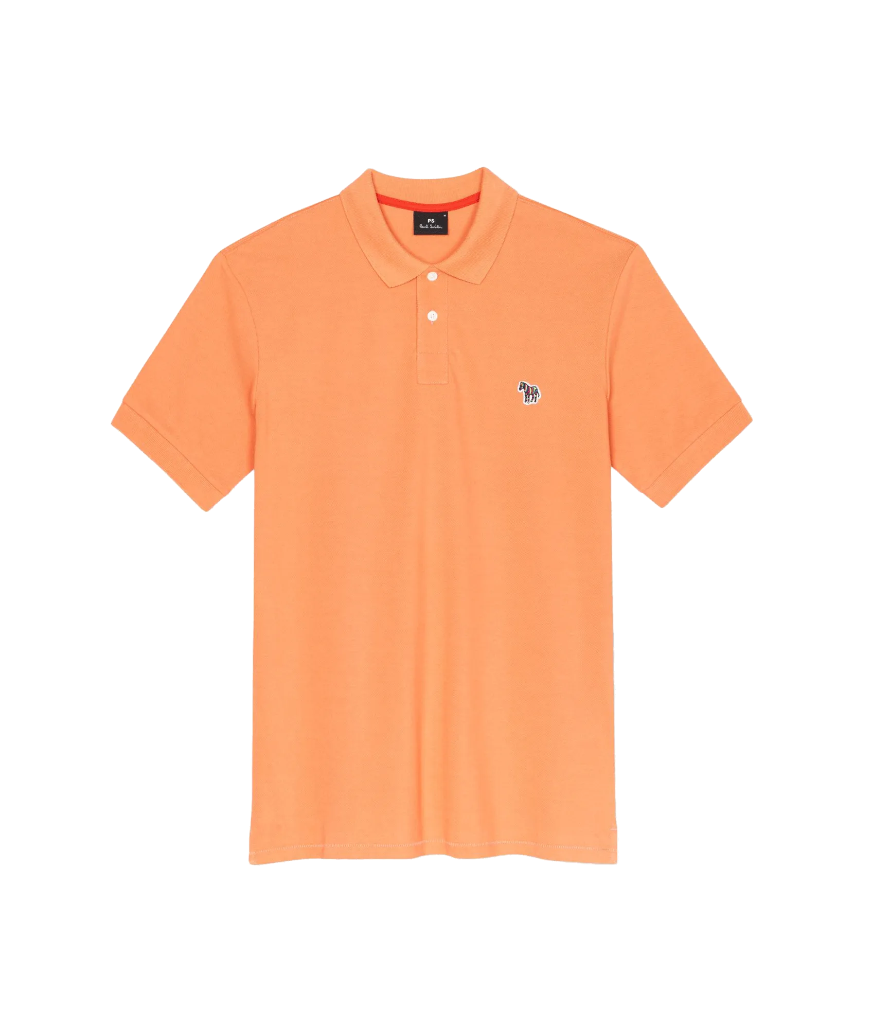 Organic Cotton Zebra Polo Shirt - Orange