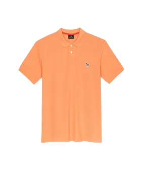 Organic Cotton Zebra Polo Shirt - Orange