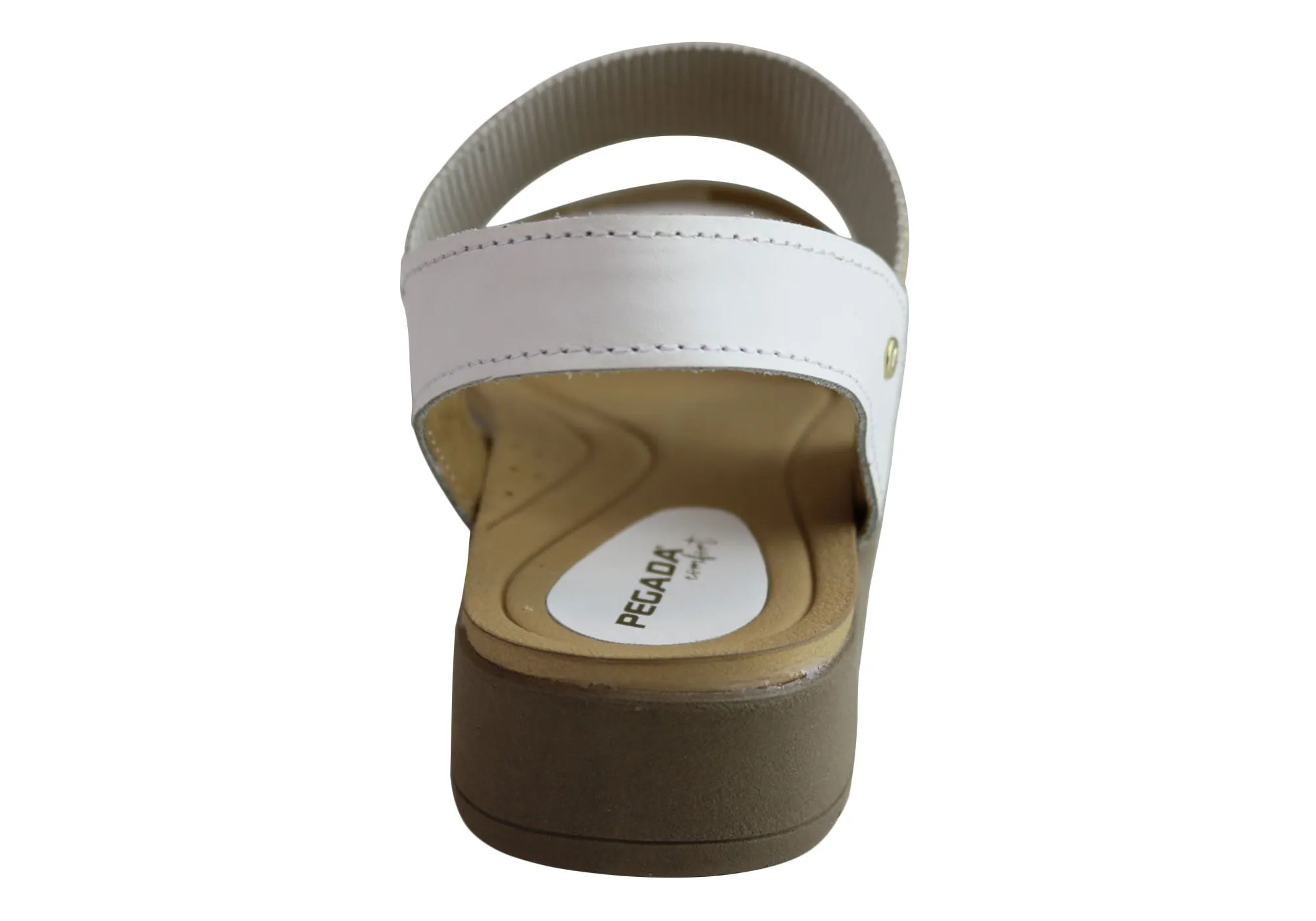 Pegada Rosie Womens Comfort Cushioned Leather Sandals Made In Brazil