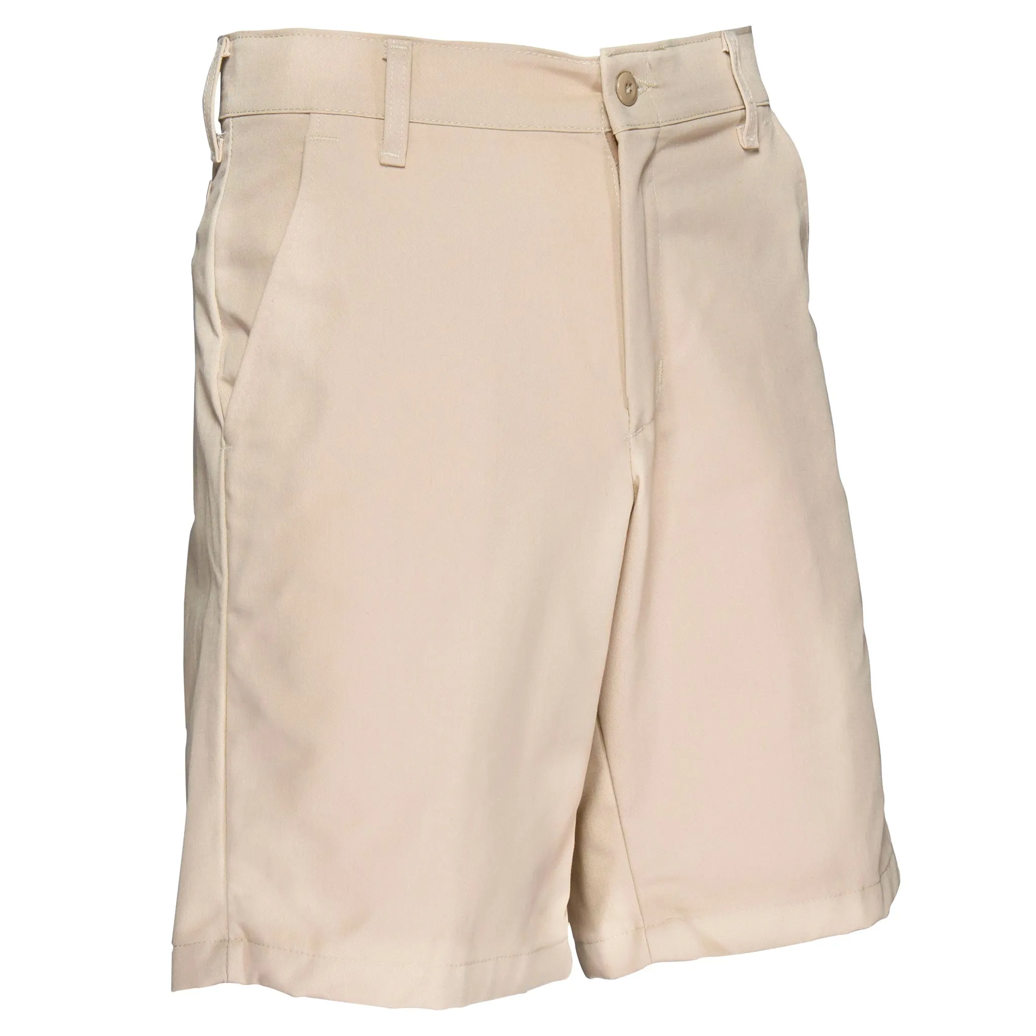 Plain Front Short Tan