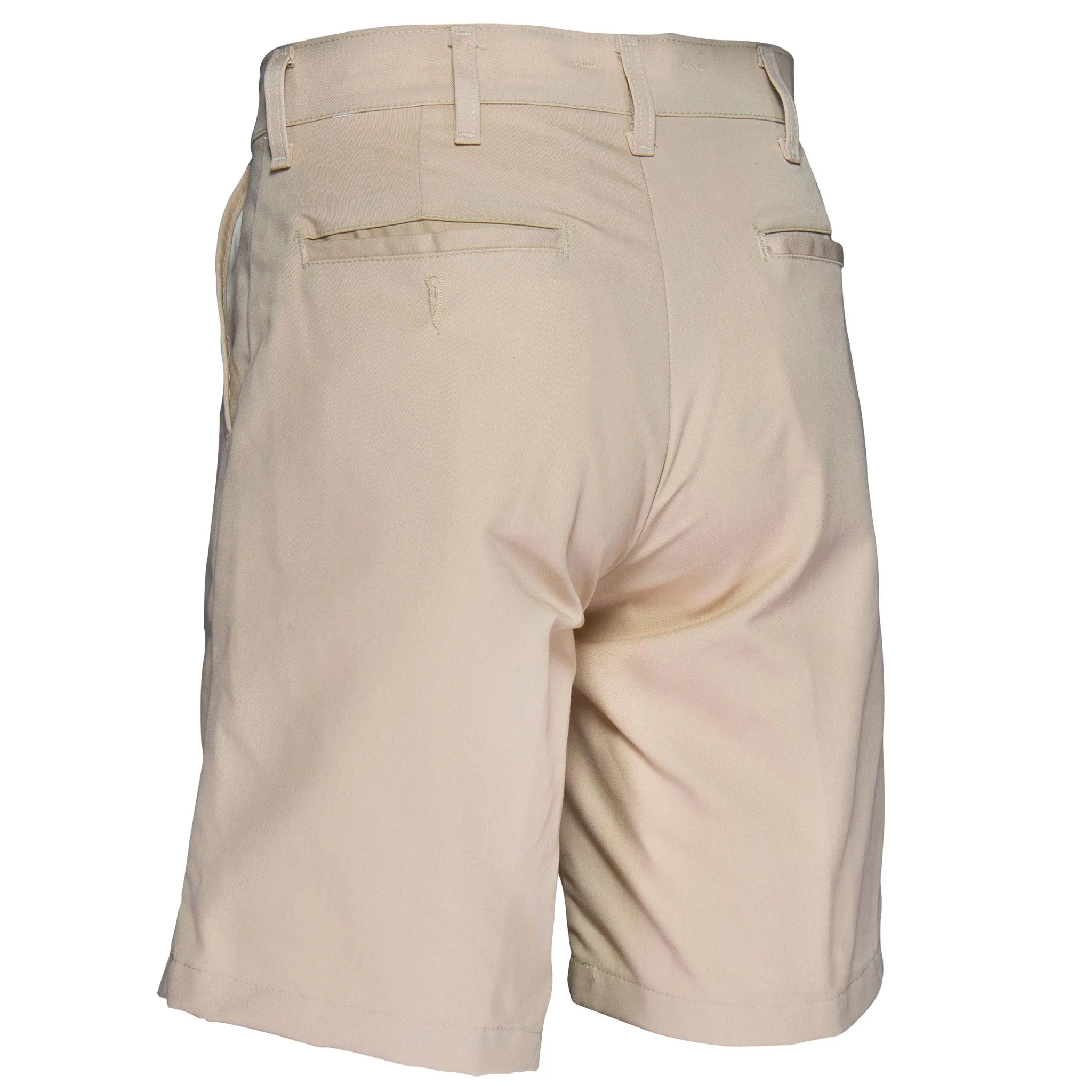 Plain Front Short Tan