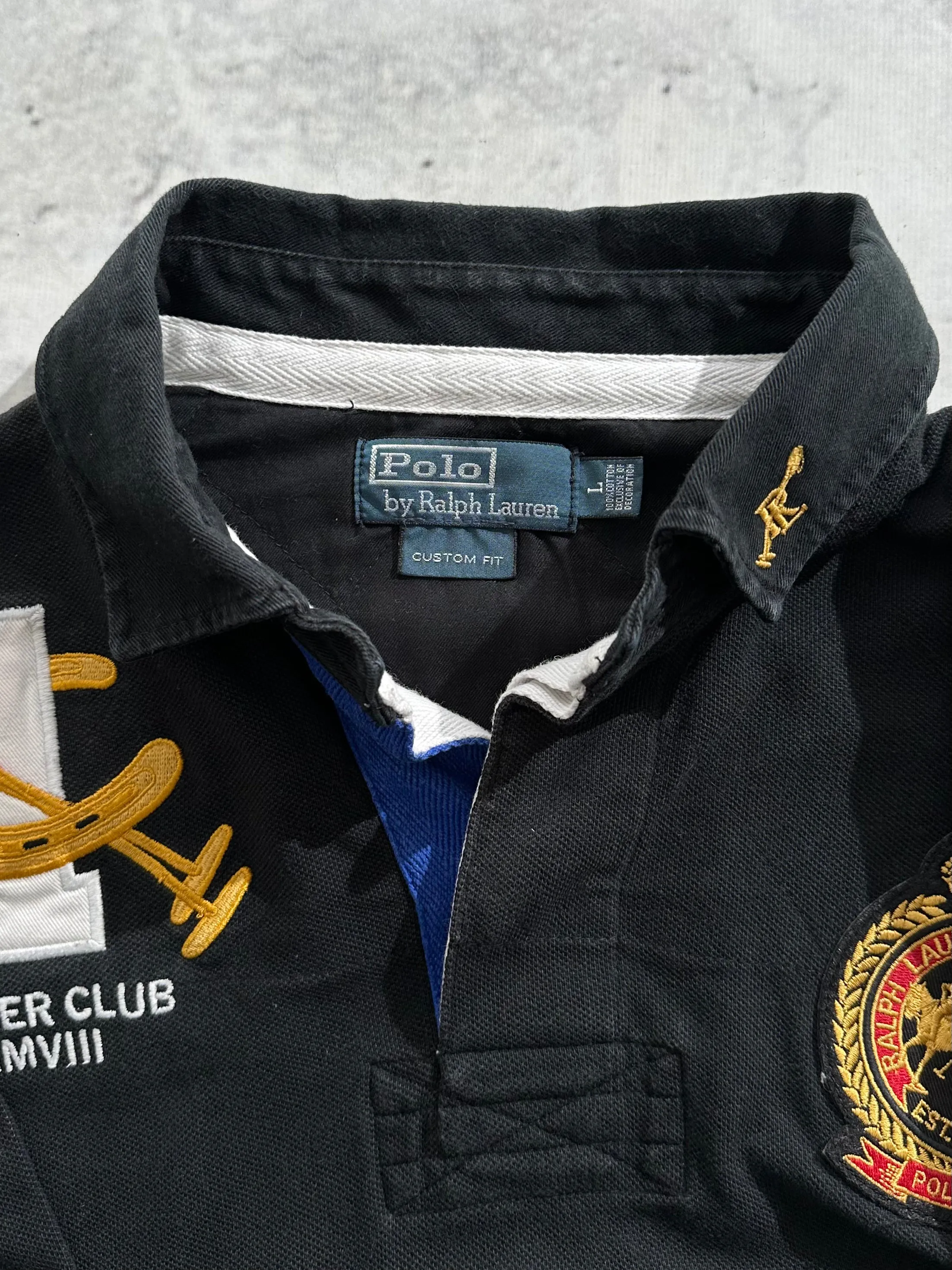 Polo Ralph Lauren Mercer Club Rugby Polo Shirt (L)