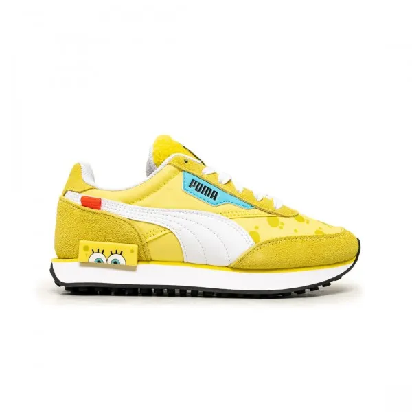 Puma Big Kids Future Rider Spongebob (yellow / lucent yellow / puma white)