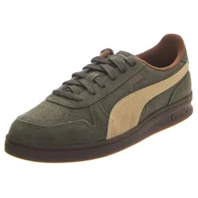 Puma Indoor R-Suede Dark Olive / Haute Coffee