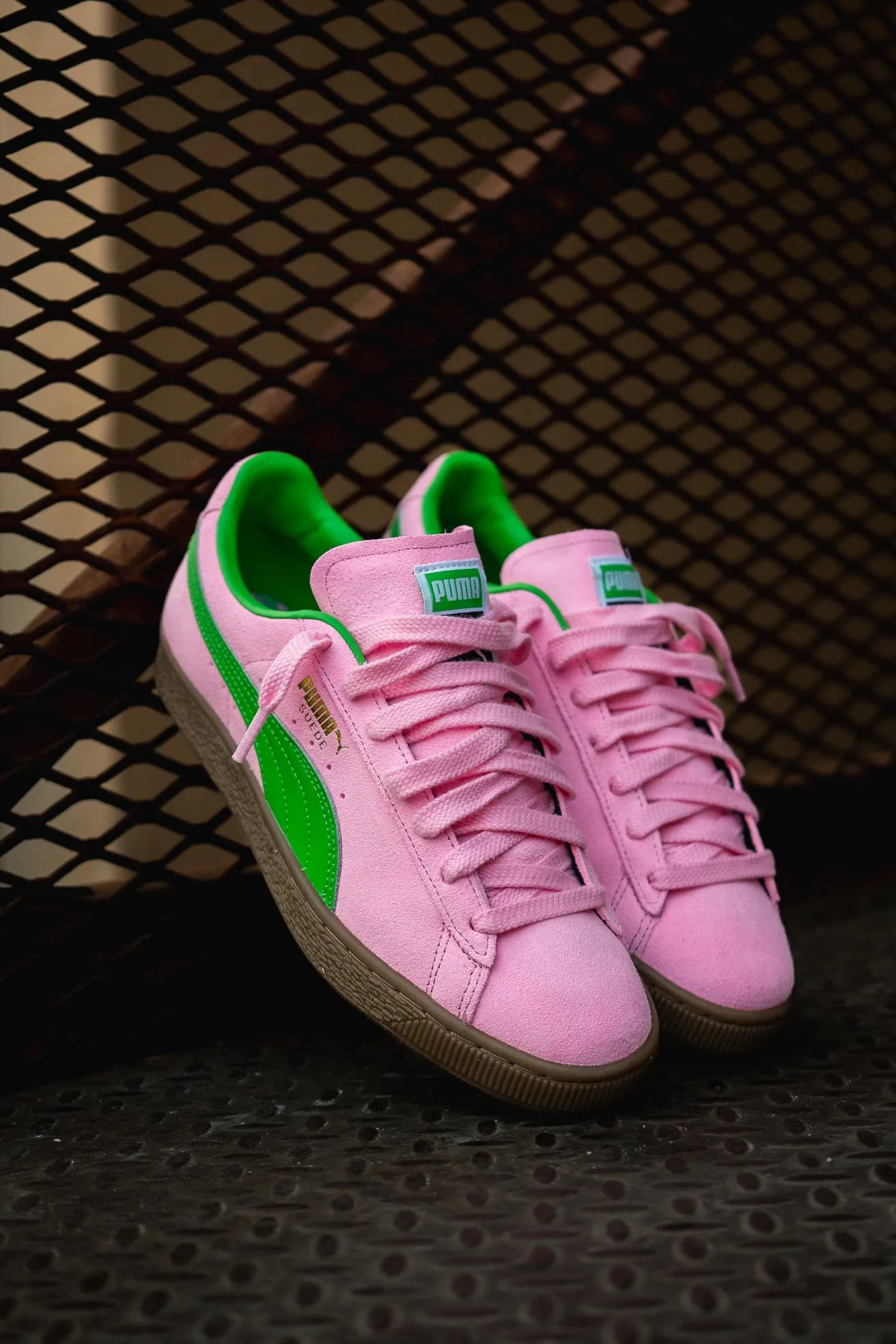 Puma Suede Terrace (Pink/Green)