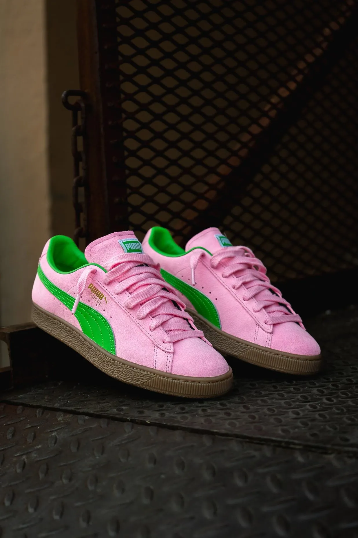 Puma Suede Terrace (Pink/Green)