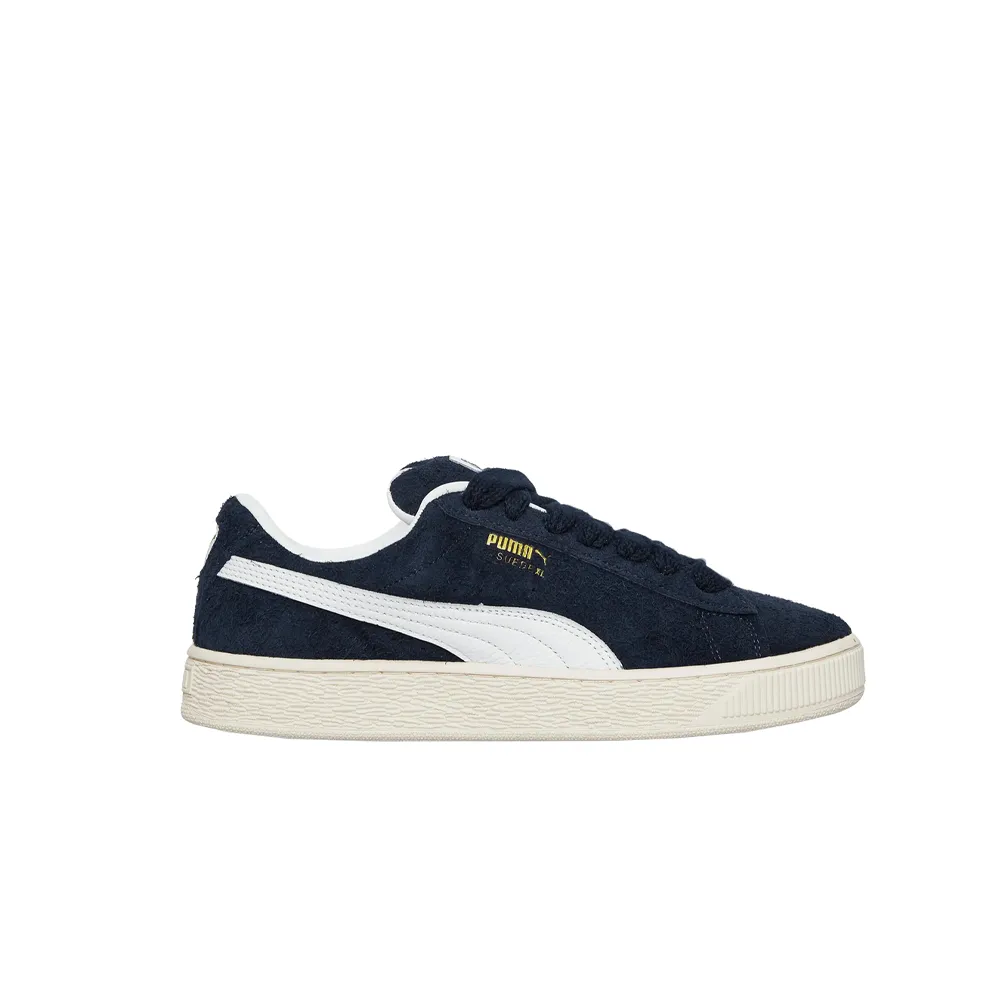 Puma Suede XL Hairy Sneakers Club Navy / Frosted Ivory 397241_01