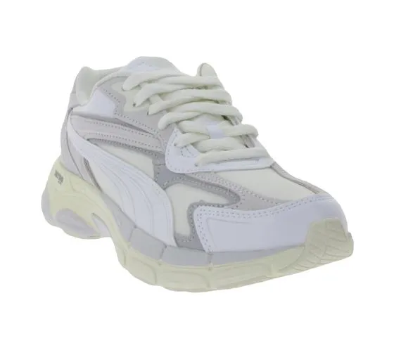 PUMA Teveris Nitro Metallic baskets pour femmes baskets sportives 391095 01 blanc/argent