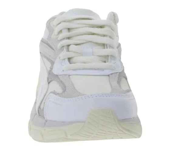 PUMA Teveris Nitro Metallic baskets pour femmes baskets sportives 391095 01 blanc/argent