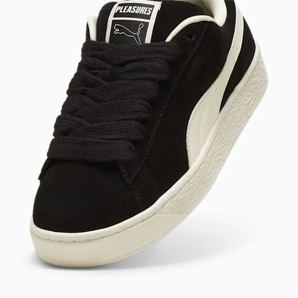 PUMA x PLEASURES Suede XL Men's Sneakers - PUMA Black-Frosted Ivory